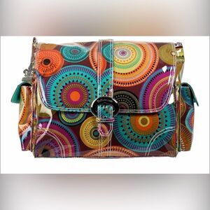 Kalencom Laminated Buckle Diaper Bag, Tequila